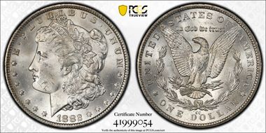 1882-CC $1 MS63