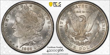 1885-O $1 MS66+ 