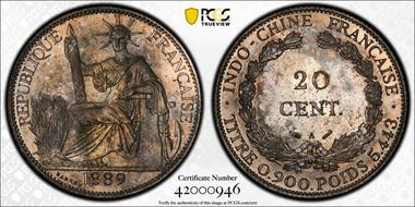 1889-A 20C Lec-190 PR64