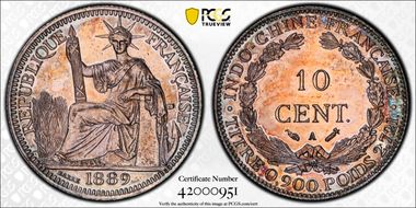 1889-A 10C Lec-131 PR65