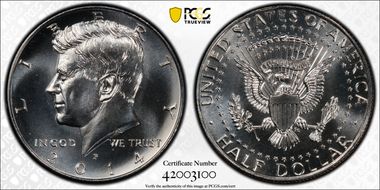 2014-P 50C 50th Anniversary Unc Set SP68