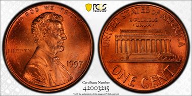 1997 1C FS-101 Doubled Ear MS67RD