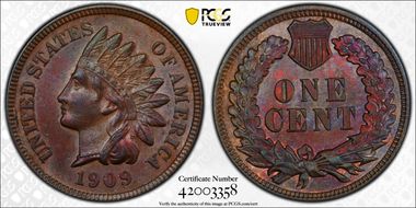 1909 1C Indian N1BN