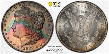 1878-S $1 MS65