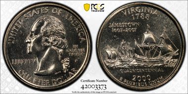 2000-P 25C Virginia MS67