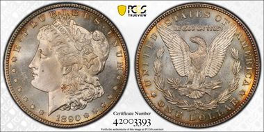 1890-CC $1 MS65+