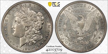 1892-S $1 AU53