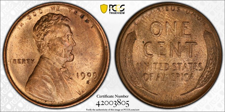 Cert 42003805 - Coin Image