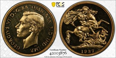 1937 £2 S-4075 PR62