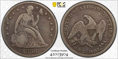 1856 $1 F12
