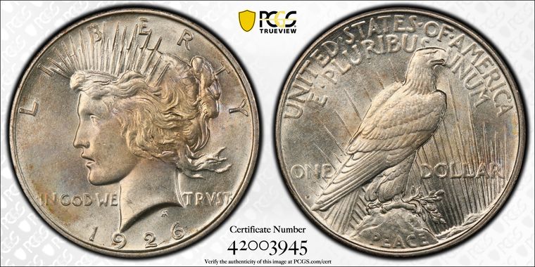 Cert 42003945 - Coin Image