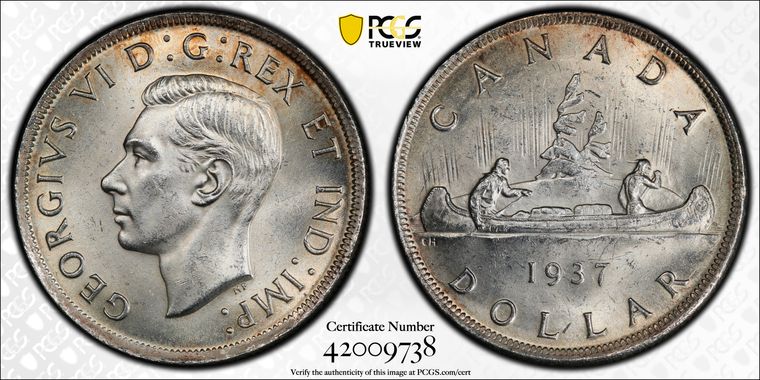 Cert 42009738 - Coin Image