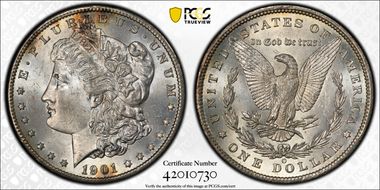 1901-O $1 MS64