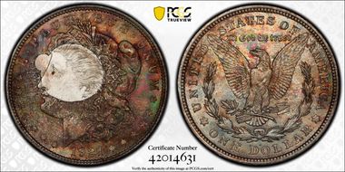 1921-D $1 MS64