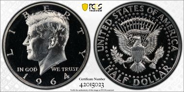 1964 50C Accented Hair PR65