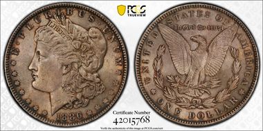 1886 $1 MS64