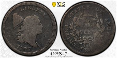 1797 1/2C Centered Head, Plain Edge G6BN