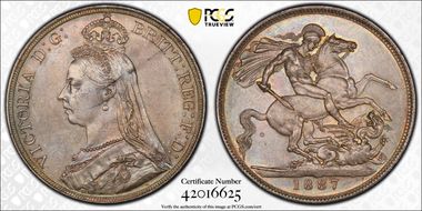 1887 Crown S-3921 MS63