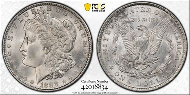 1888 $1 MS65