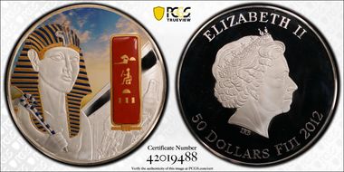 2012 $50 Hatshepsut PR67DCAM