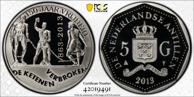 2013 5 G Abolition of Slavery PR70DCAM