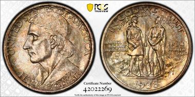 1938-S 50C Boone MS66