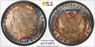 1890-CC $1 MS63