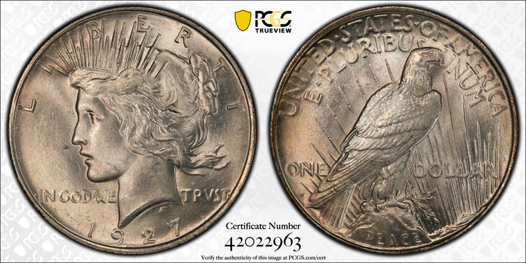 Cert 42022963 - Coin Image