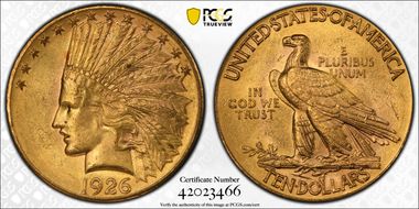 1926 $10 MS63