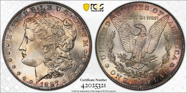 1887-S $1 MS64