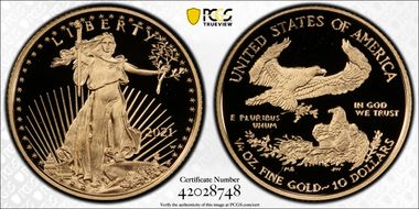 2021-W $10 Gold Eagle - Type 1 First Strike PR70DCAM