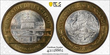 2006-Mo 100 P Jalisco MS64