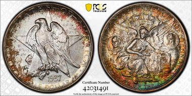 1937-S 50C Texas MS66