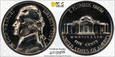 1969-S 5C RPM FS-501 PR67