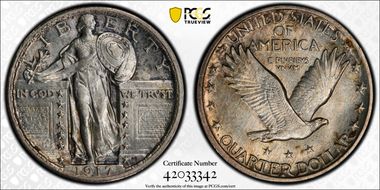 1917 25C Type 2 MS62