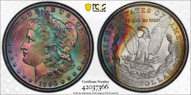 1896 $1 MS64