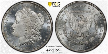 1891-CC $1 MS65
