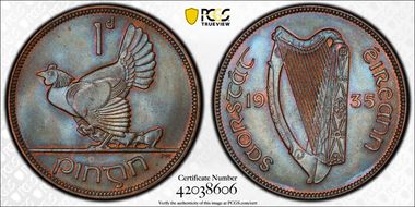 1935 1D MS64BN