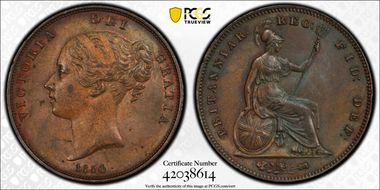 1854 1D S-3948 Plain Trident MS62BN