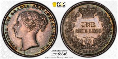 1855 Shil S-3904 AU58