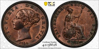 1854 1/2D S-3949 MS64RB