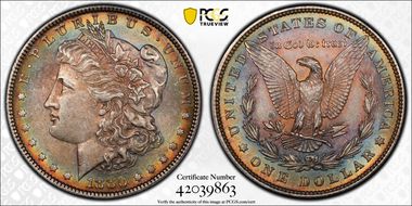 1880 $1 MS62
