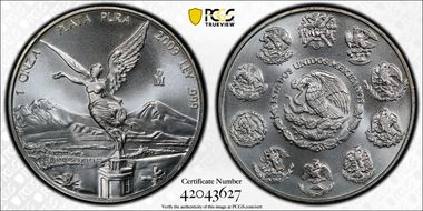 2009-Mo Onza Libertad Ag MS66