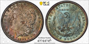 1884-O $1 MS65