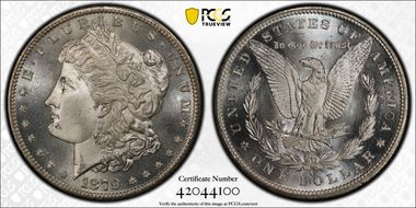 1879-S $1 MS67