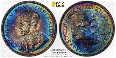 1923 1D Blackened MS63