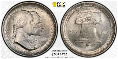 1926 50C Sesquicentennial MS64