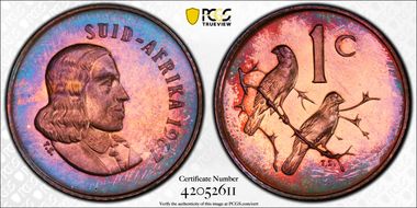 1967 1C Afrikaans PR68RB