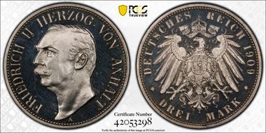 1909-A 3 Mk J-23 PR64DCAM