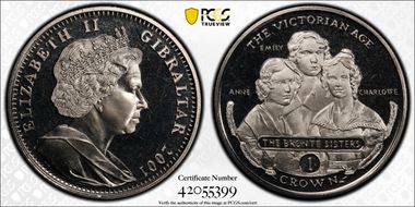 2001-PM Crown Bronte Sisters The Victorian Age MS67